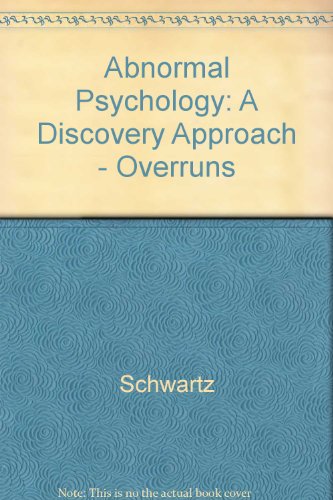 Book Abnormal Psychology: A Discovery Approach - Overruns free
