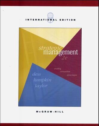 Book Strategic Management : Creating Competitive Advantage free