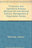 Book Production and Operations Analysis (McGraw-Hill International Editions: Management & Organization Series) free