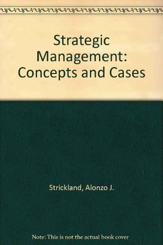 Book Strategic Management: Concepts And Cases free