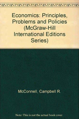 Book Economics: Principles, Problems and Policies (McGraw-Hill International Editions) free