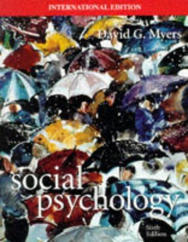 Book Social Psychology (McGraw-Hill International Editions) free