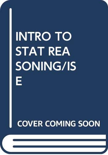 Book Introduction to Statistical Reasoning (McGraw-Hill International Editions: Statistics & Probability Series) free