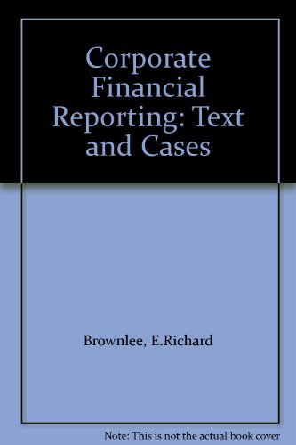 Book Corporate Financial Reporting: Text And Cases free