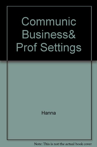 Book Communic Business& Prof Settings free