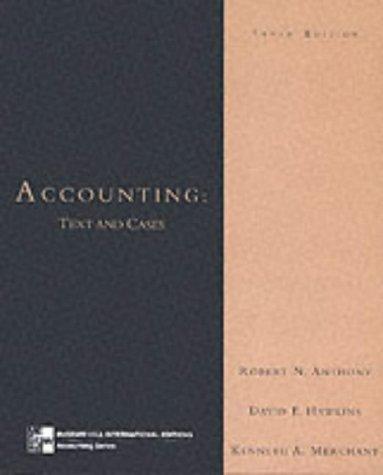 Book Accounting: Text and Cases (Accounting Series) free