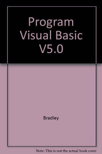 Book Program Visual Basic V5.0 free