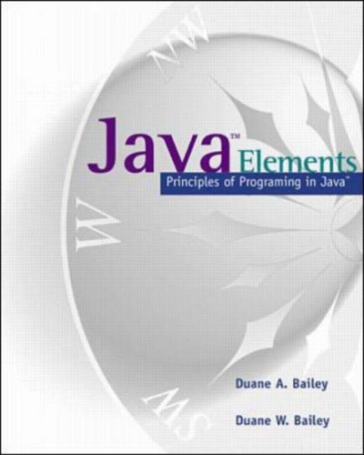 Book Java Elements: Principles of Programming in Java free