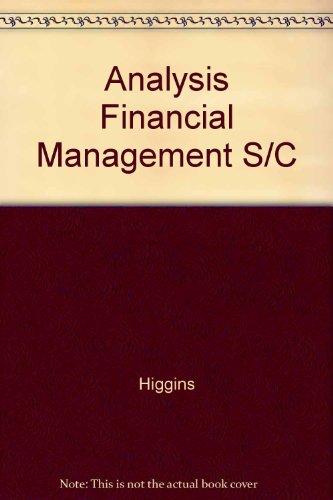 Book Analysis Financial Management S/c free