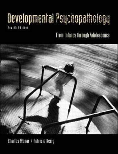 Book Developmental Psychopathology (mcgraw-hill International Editions: Psychology Series) free
