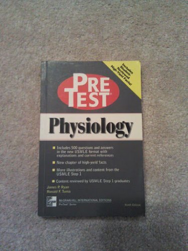 Book Physiology: Pretest Self Assessment And Review free