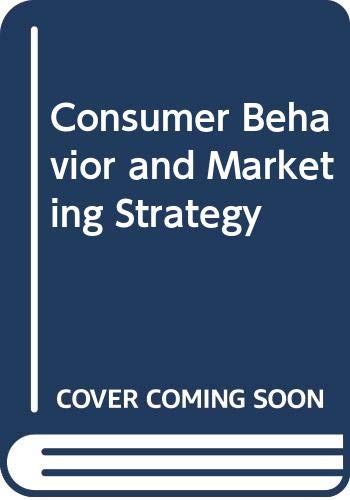 Book Consumer Behavior And Marketing Strategy free