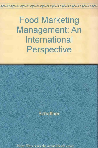 Book Food Marketing Management: An International Perspective free