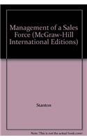 Book Management of a Sales Force (McGraw-Hill International Editions) free