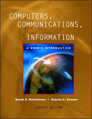 Book Computers Communications and Information free