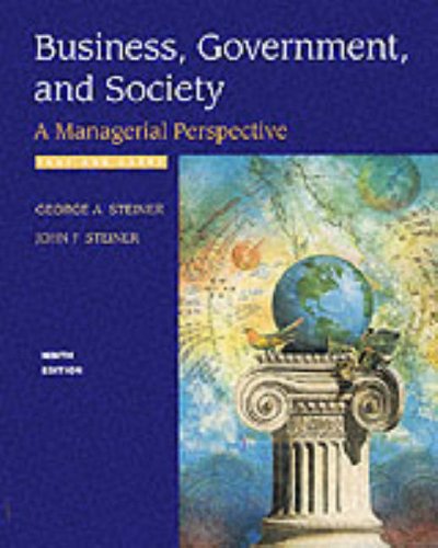 Book Business, Government and Society: A Managerial Perspective free