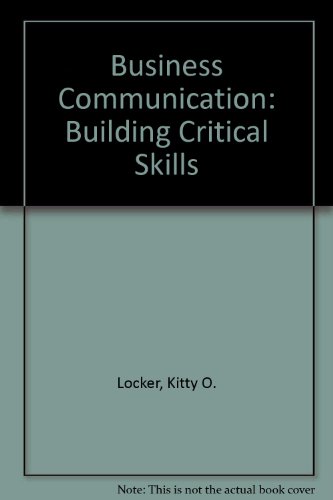 Book Business Communication: Building Critical Skills free
