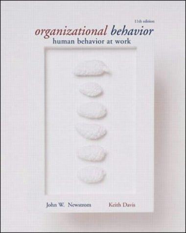 Book Organizational Behavior: Human Behavior at Work (McGraw-Hill International Editions) free
