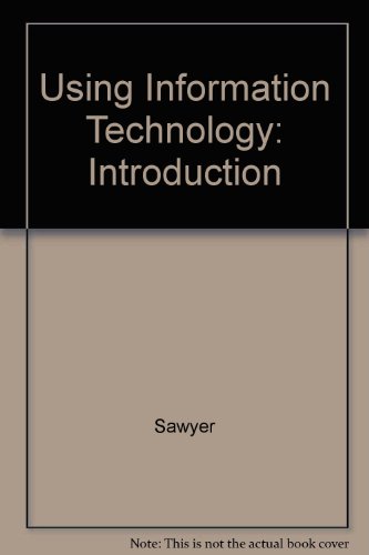 Book Using Information Technology: Introduction free