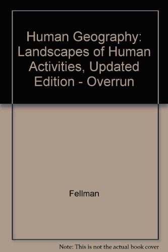 Book Human Geography: Landscapes of Human Activities, Updated Edition - Overrun free