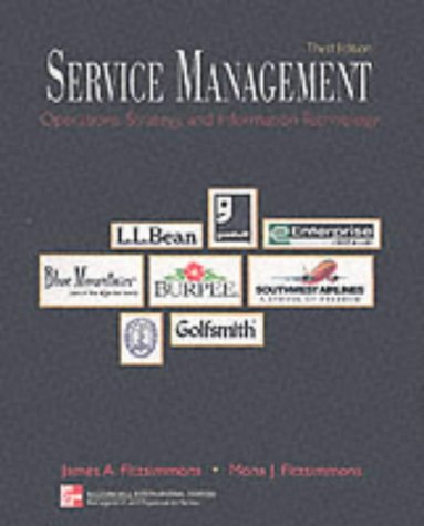 Book Service Management: Operations, Strategy, and Information Technology: With Student CD-Rom Mandatory Package (McGraw-Hill International Editions: Management and Organization Series) free