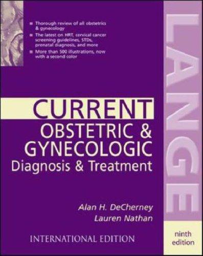Book Current Obstetric and Gynecologic Diagnosis and Treatment free