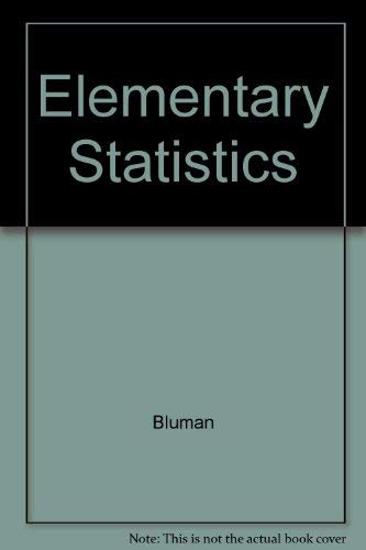 Book Elementary Statistics free