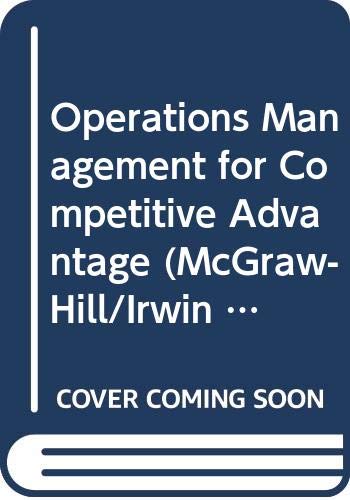 Book Operations Management for Competitive Advantage. free