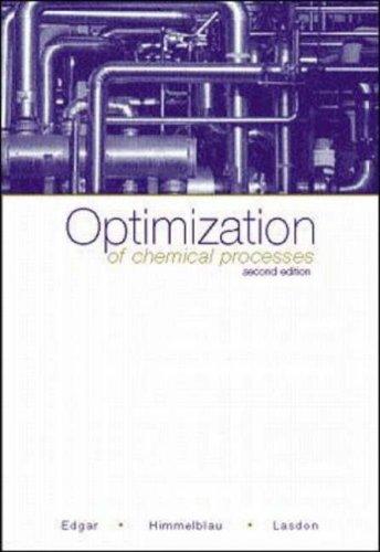 Book Optimization of Chemical Processes free