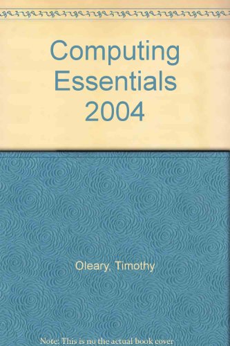 Book Computing Essentials 2004 free