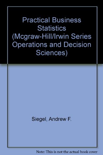 Book Practical Business Statistics (mcgraw-hill/irwin Series Operations And Decision Sciences) free