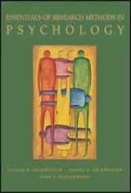Book Essentials of Research Methods in Psychology free