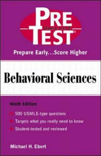 Book Behavioral Sciences Pretest free