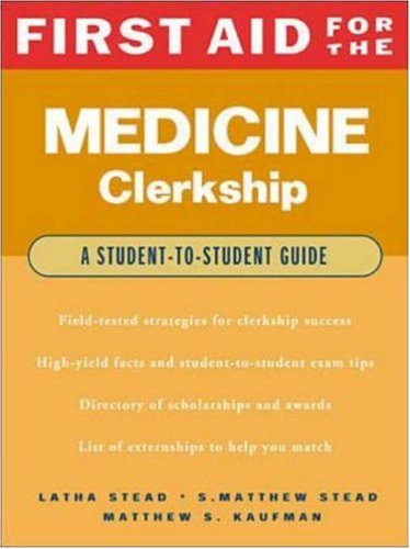 Book Students Edition from Singapore: Ise First Aid Medicine Clerkship (First Aid for the Clinical Clerkship) free