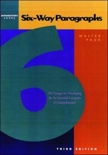 Book Six-way Paragraphs Advanced Beginning (Jamestown Education Six-way Paragraphs) free