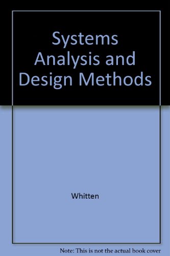 Book Systems Analysis and Design Methods free