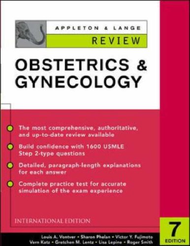 Book Appleton & Lange Review: Obstetrics & Gynecology (Appleton & Lange Reviews) (Appleton & Lange's Quick Review) free