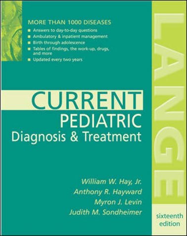 Book Current Pediatric Diagnosis And Treatment free