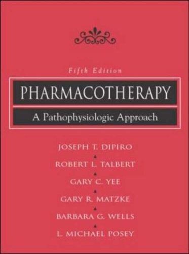 Book Pharmacotherapy: A Pathophysiologic Approach free