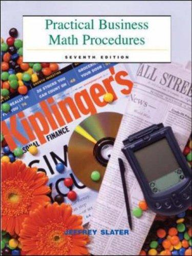 Book Practical Business Math Procedures: Mandatory Package With Business Math Handbook, Dvd And Wall Street Journal Insert free