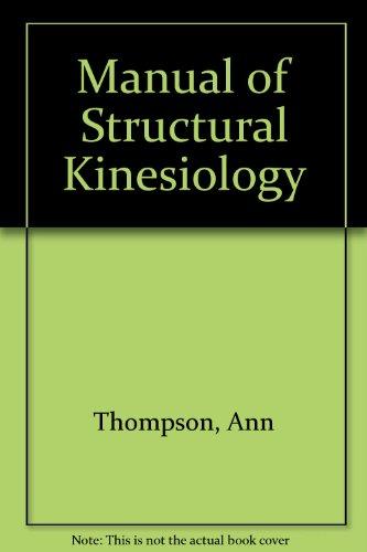 Book Manual Of Structural Kinesiology free