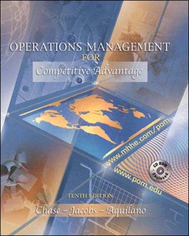 Book Operations Management For Competitive Advantage free