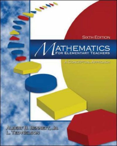 Book Mathematics For Elementary Teachers: A Conceptual Approach free