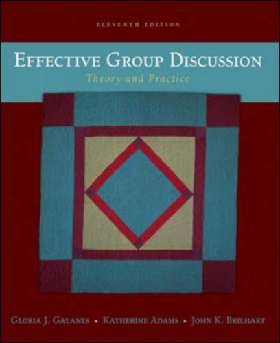 Book Effective Group Discussion: Theory and Practice free