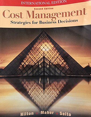 Book Cost Management: Strategies for Business Decisions (International Edition) free