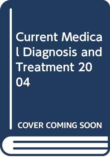 Book Current Medical Diagnosis & Treatment 2004 free