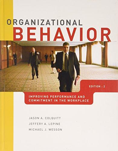 Book Organizational Behavior: mproving Performance and Commitment in the Workplace free