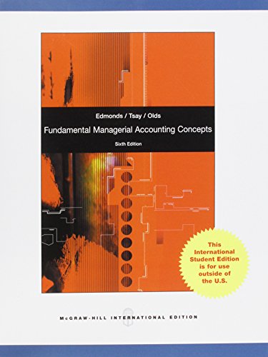 Book Fundamental Managerial Accounting Concepts free