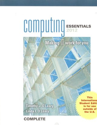 Book Computing Essentials 2012: Complete Edition free