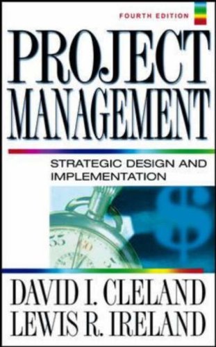 Book Project Management: Strategic Design And Implementation free